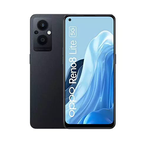 OPPO 6041275 Smartphone libre Reno 8 Lite 8GB/128GB 5G Cosmic Black