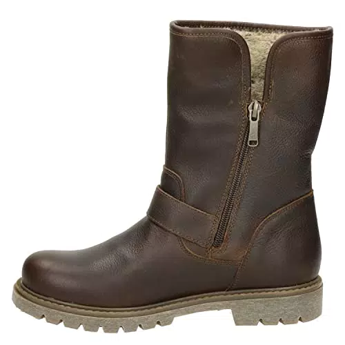 Panama Jack Singapur, Botas Estilo Motero Mujer, Marrón