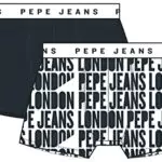 Pepe Jeans Allover Logo Tk 2P Trunks, Azul, S para Hombre