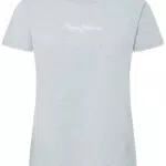 Pepe Jeans Wendys T-Shirt, Gris, L para Mujer
