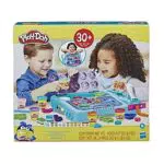 Play-Doh, Valigietta per Creare, con più 30 strumenti e 10 vasetti di Pasta da modellare atossica