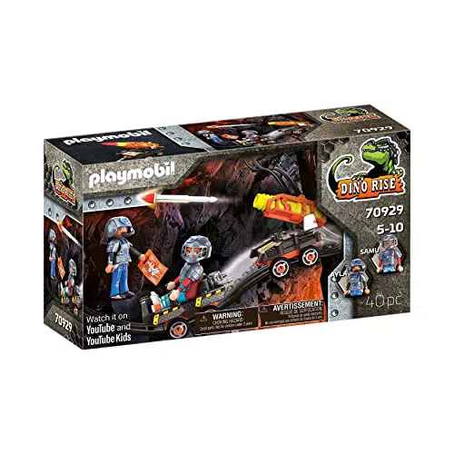 PLAYMOBIL Dino Rise 70927 Comet Corp, Taladro de Demolición