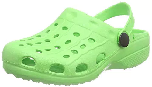 Playshoes Eva Clog, pantuflas unisex para niños, rojo