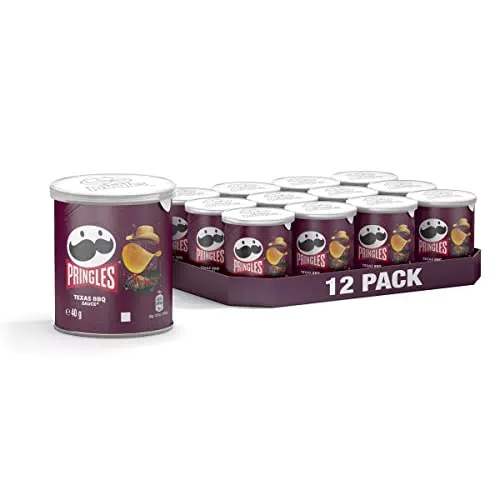 Pringles 7016194000 Salsa Barbacoa Tejas, Paquete de 12 X 40 G