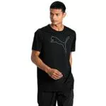 PUMA Performance Cat tee M Camiseta, Hombre, Black