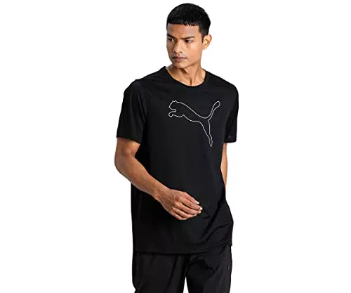 PUMA Performance Cat tee M Camiseta, Hombre, Black