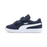PUMA Smash V2 Sd V Ps, Zapatillas Unisex niños, Peacoat White