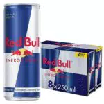 Red Bull Bebida Energética, Regular, 8 x 250ml