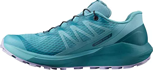 SALOMON Mujer Sense Ride Zapatillas, Sense Ride 4 Delphinium Blue Mallard Blue Lavender