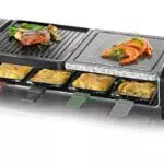 SEVERIN - Raclette, grill y parrilla eléctrica con piedra natural