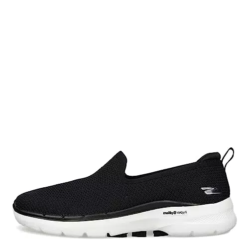 Skechers GO Walk 6-Clear Virtue, Zapatillas Mujer, Black