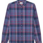 Springfield Camisa, Azul Medio, L para Hombre