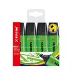 STABILO Boss Original Subrayadores - Verde, Pack of 4