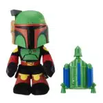 Star Wars El Libro de Boba Fett Peluche Boba Fett con Lanza Cohetes y Repite tu Voz