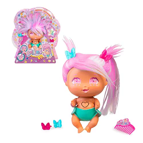 The Bellies from Bellyville - Bellie HaHa Hanna, muñeca bebé traviesa con risa divertida