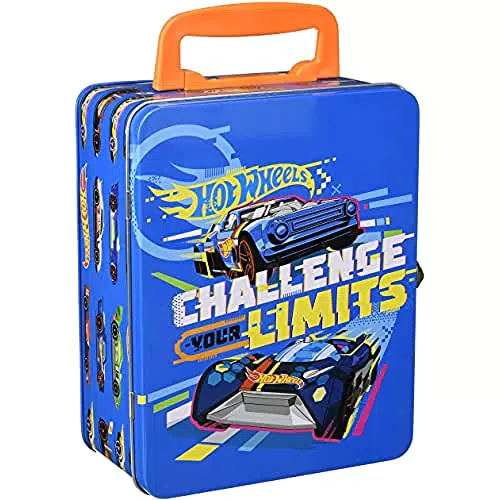Theo Klein 2883 - Hot Wheels Maletin Para Coleccionar Coches Para 18 Coches
