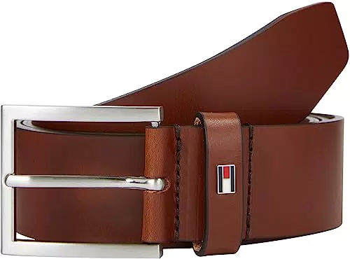Tommy Hilfiger Hombre Cinturón Hampton 4.0 Cinturón de Cuero