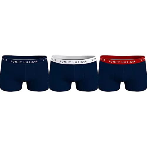 Tommy Hilfiger Hombre Pack de 3 Bóxers Trunks Ropa Interior