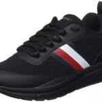 Tommy Hilfiger Hombre Runner Sneaker Modern Runner Stripes Knit Zapatillas de deporte