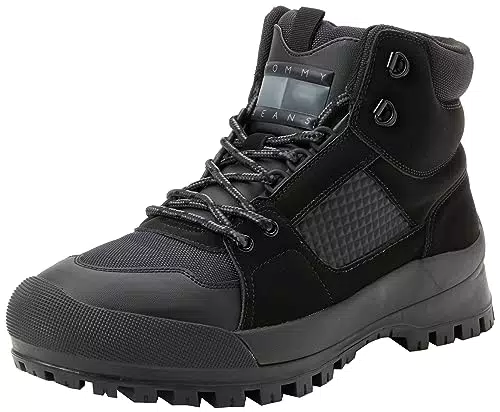 Tommy Jeans Hombre Botas de media cañal Urbans con cordones