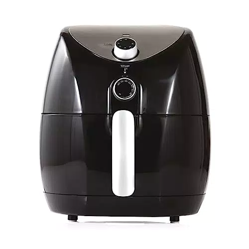 Tower T17021 Freidora de Aire Tamaño Familiar: Air Fryer con Circulación de Aire Rápida y Temporizador de 60 Minutos: Freidora Sin Aceite de 4.3 L