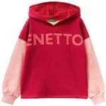 United Colors of Benetton Camiseta con Capucha. M/L 3j68c202l Sudadera