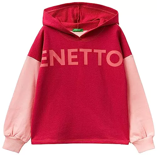 United Colors of Benetton Camiseta con Capucha. M/L 3j68c202l Sudadera