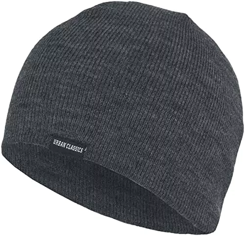 Urban Classics básico Gorro de Punto, Gris, Talla única para Mujer