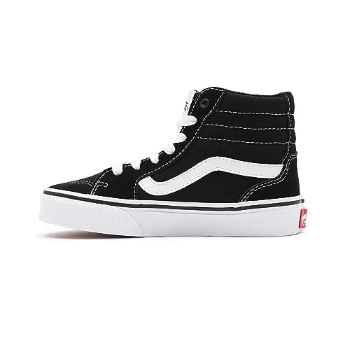 Vans Filmore Hi, Sneaker Unisex niños, Suede/Canvas Black/White