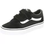 Vans Ward V, Zapatillas Unisex niños, Suede Canvas Black White