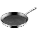 WMF Profi Resist - Sartén 28 cm, Acero Inoxidable Cromargan con Recubrimiento Antiadherente