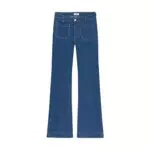Wrangler Flare Jeans, Azul, 38W x 32L para Mujer