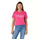 Wrangler Té Regular Camiseta, Rosa Fucsia, XS para Mujer