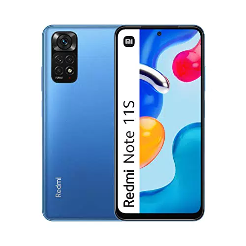 Xiaomi Redmi Note 11S - Smartphone-4G 6+128GB, Pantalla AMOLED 6.43" 90Hz FHD+