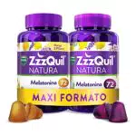 ZzzQuil Natura, Melatonina, Pastillas Para Dormir de Melatonina pura y Extractos de Valeriana