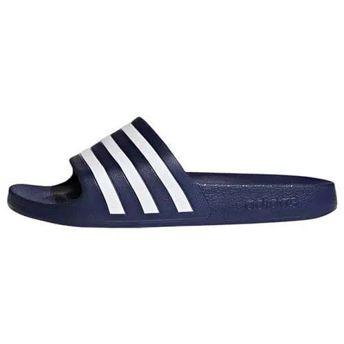 adidas Adilette Aqua Slides, Slides Unisex adulto, Dark Blue Ftwr White Dark Blue