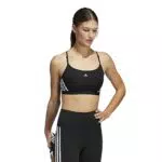 adidas Aeroreact Training Light-Support 3-Stripes Bra Sports