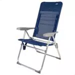 AKTIVE 62662 - Silla de Playa Plegable reclinable antivuelco