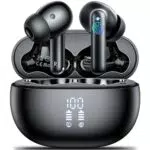 Aoslen Auriculares Inalámbricos Bluetooth 5.3, Cascos Inalambricos Bluetooth HiFi Estéreo Pantalla LED