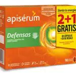Apiserum - Cápsulas Defensas con Jalea Real, Vitamina C y Zinc