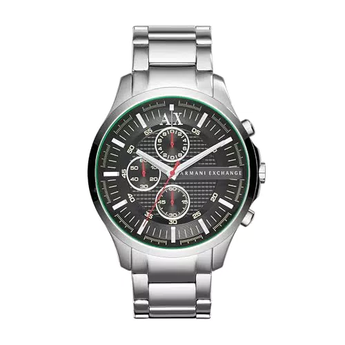 Reloj Armani Exchange para Hombre - Cronógrafo de Cuarzo con Caja de Acero Inoxidable y Correa de Acero Inoxidable