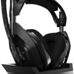 Auriculares inalámbricos ASTRO Gaming A50 con estación de carga para juegos - Sonido Dolby equilibrado 4ª gen - PS5, PS4, PC, Mac - Negro