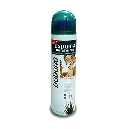 Babaria - Espuma De Afeitar Con Aloe - Pieles Sensibles - 300 Ml