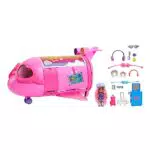 Barbie Extra Fly Avión de juguete para muñecas con accesorios