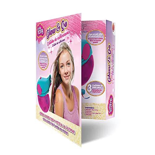 Bizak R.D Glow & Go de Estilo Total, Luce un Pelo Glow con Las Extensiones de Colores de Glow & Go