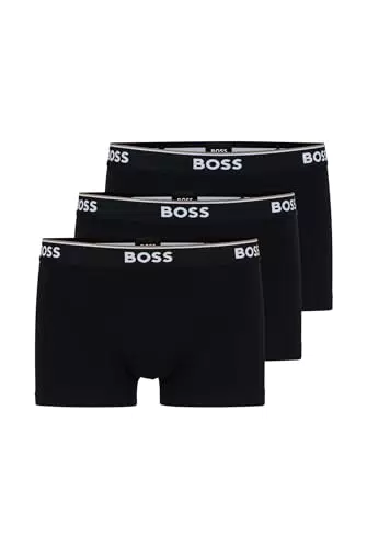 BOSS Trunk 3P Power Boxers A Pantalones Cortos, Black 1