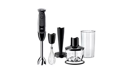 Braun Minipimer 5220 - Batidora de Mano, 1000 W, 21 Velocidades y Función Turbo