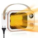 Calefactor Cerámico Bajo Consumo 1200W - Silencioso y Seguro - Para Baño y Habitación