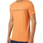Calvin Klein Jeans Camiseta Delgada con Logotipo institucional S/S