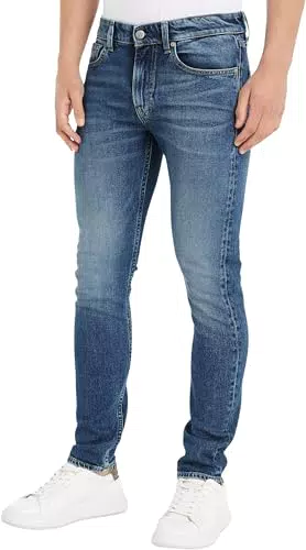 Jeans Calvin Klein Slim Taper Pantalones de Mezclilla para Hombre